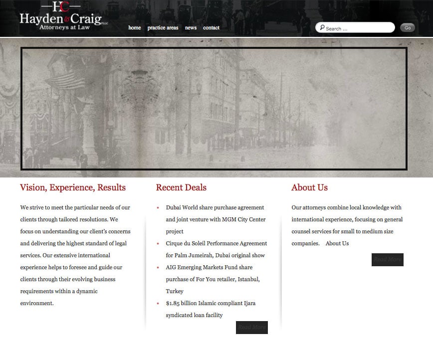 Hayden Craig Website