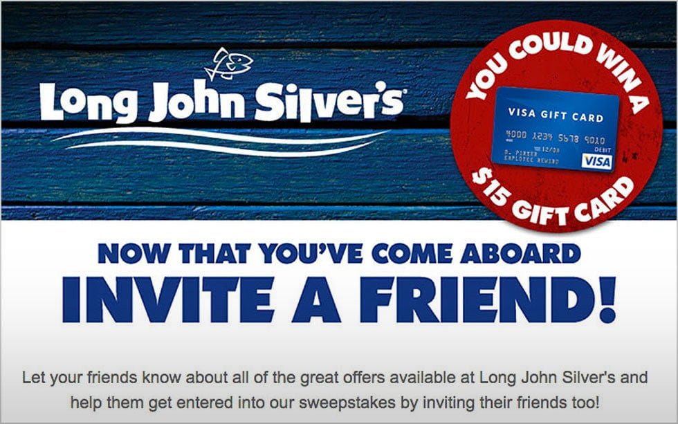 Long John Silver's "Invite-a-Friend"