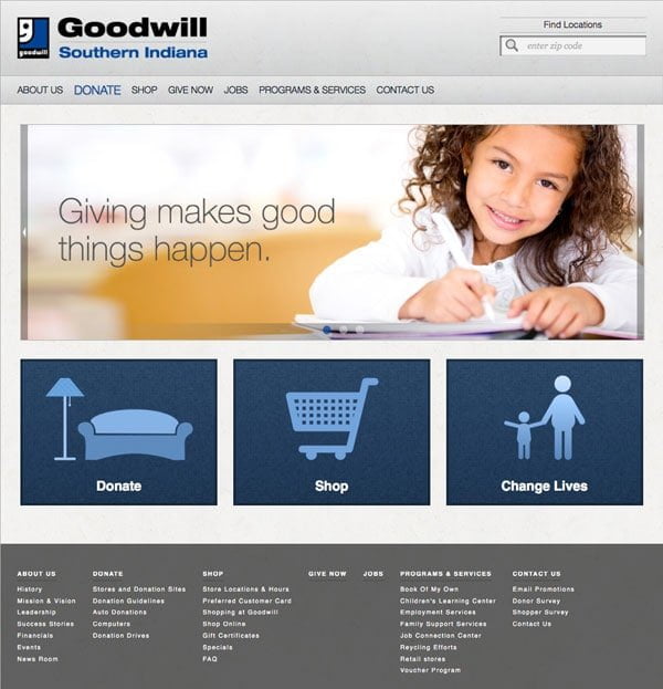 Goodwill Website Design