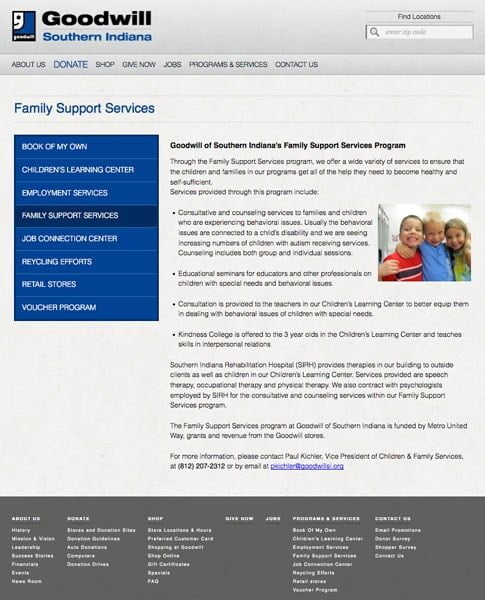 Goodwill Website Design