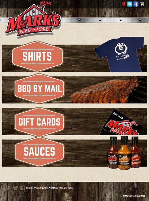 marks new store copy