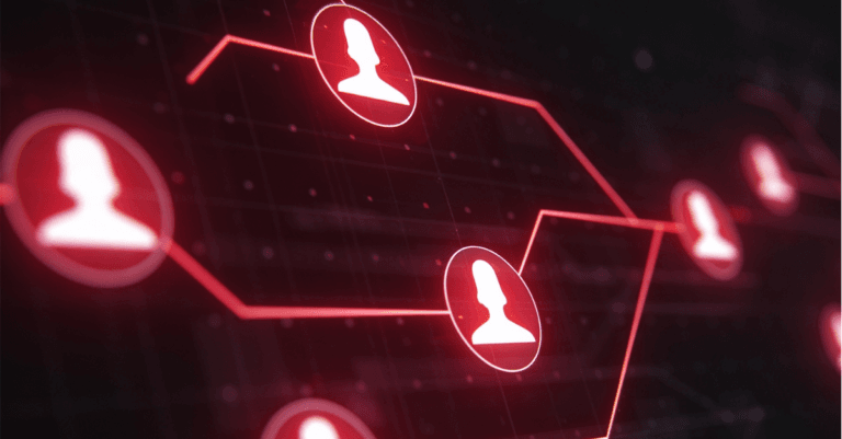 Network connections with user icons to show how spread marketing incrementality can be.